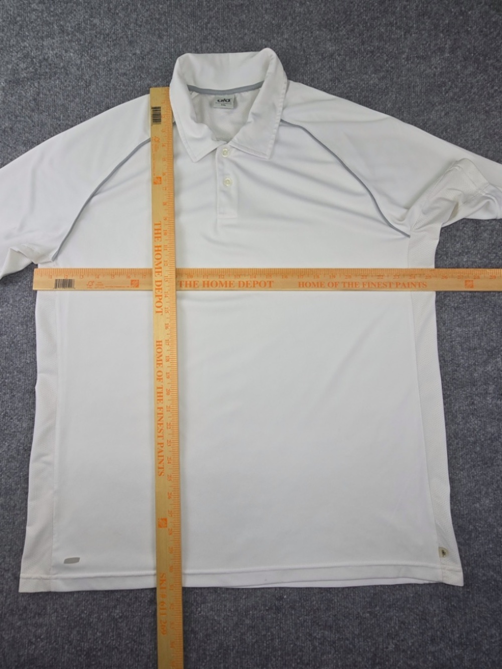 Alo Yoga CoolFit Performance Polo Bundle Mens XXL White Blue Golf Shirt Lot - Picture 9 of 14